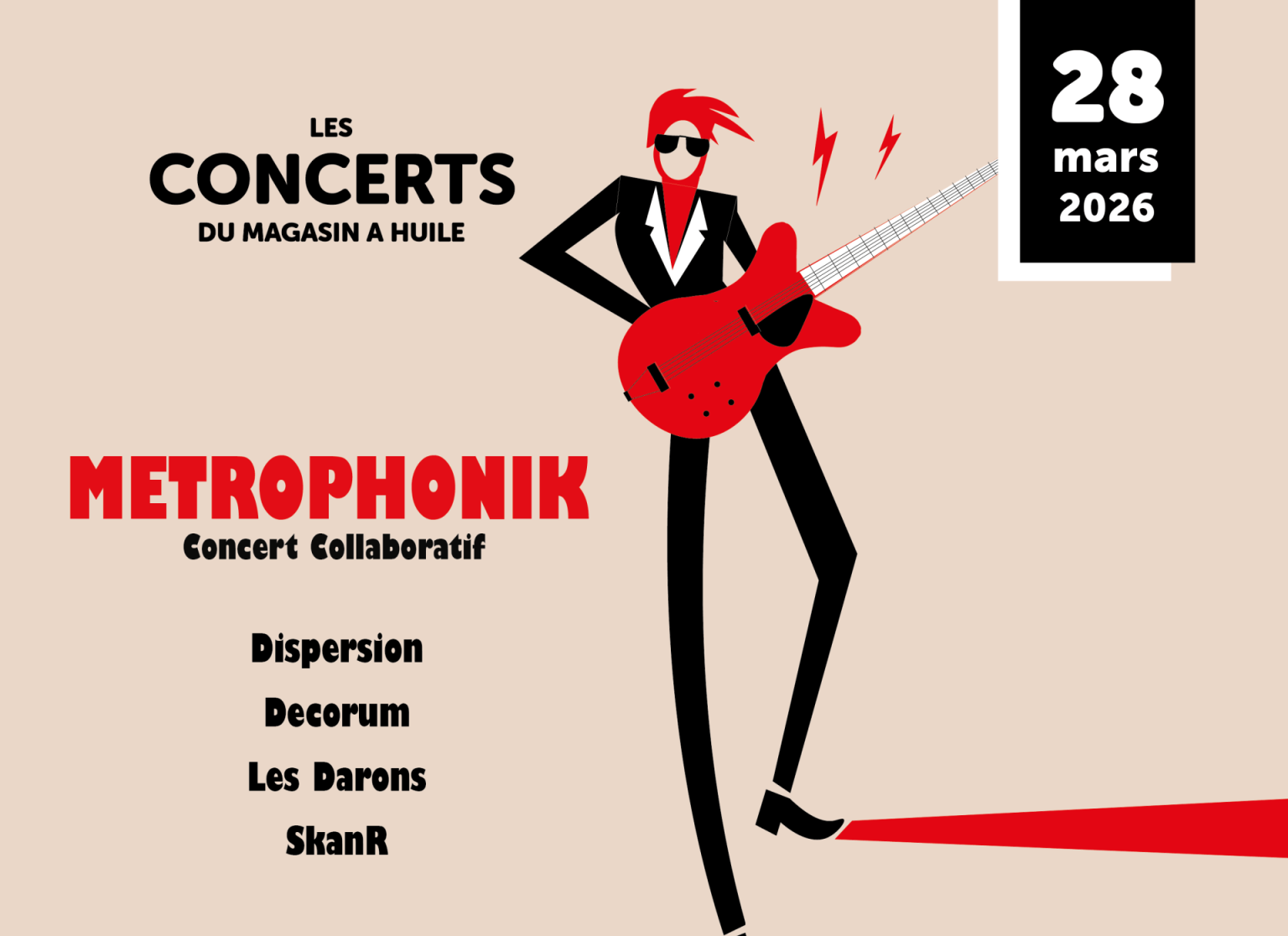 Affiche Magasin à Huile - 28/03/2026